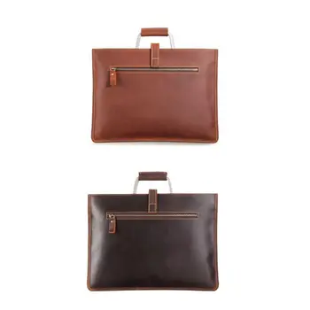 

Men's Handbags Leather Retro Tote Shoulder Messenger Bag Business Briefcase Laptop Top Handle Bags 35EF