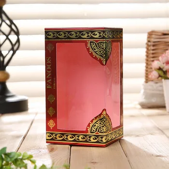 

Kraft paper box bag Food packing with open window box ---DH10788