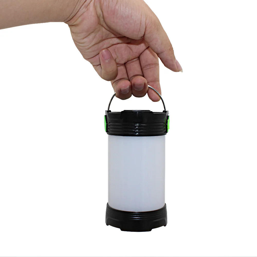 

Outdoor Multi-functional LED Lantern USB Charging Energy Saving Camping Light Portable Lamp White + Red Light Flash Emergency Li