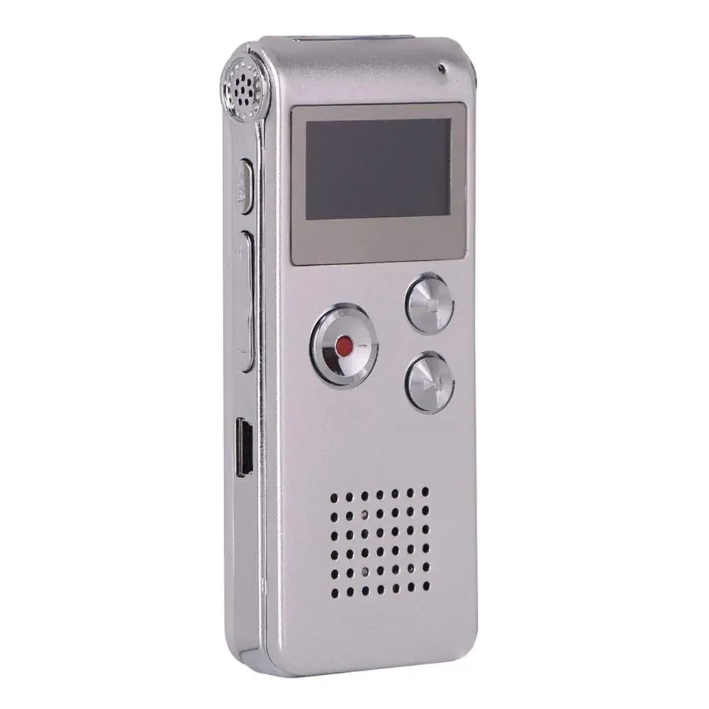N28 Recorder Hd Intelligent Noise Reduction One-Touch Recording Mp3 Recording Classic Digital Recording Pen - Color: 8GB
