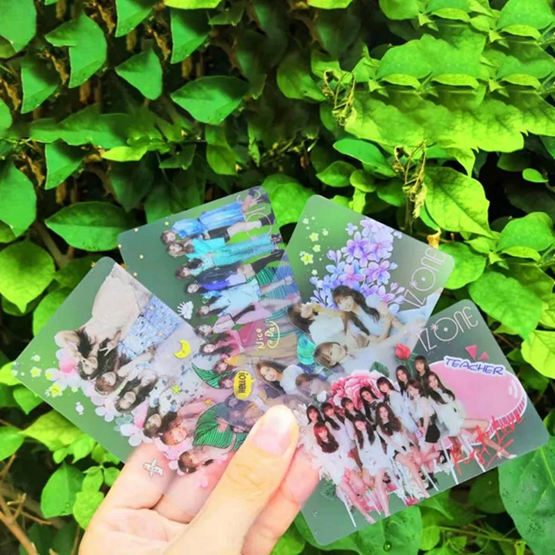 8 шт./компл. K-pop IZONE ПВХ прозрачная подвесная карта с фотографией альбом Фотокарта вентиляторы коллекция подарков