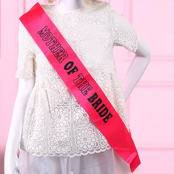 

28pcs wedding ribbon satin fabric sexy style refined design mother of the bride Team Groom hen party bachelorette wholesale sash