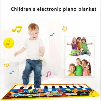 

Children'S Multifunctional Music Game Carpet Baby Environmental Protection Animal Finger Touch Type Electronic Piano forKid Gift