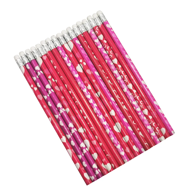 Valentine's Day Glitter Pencils