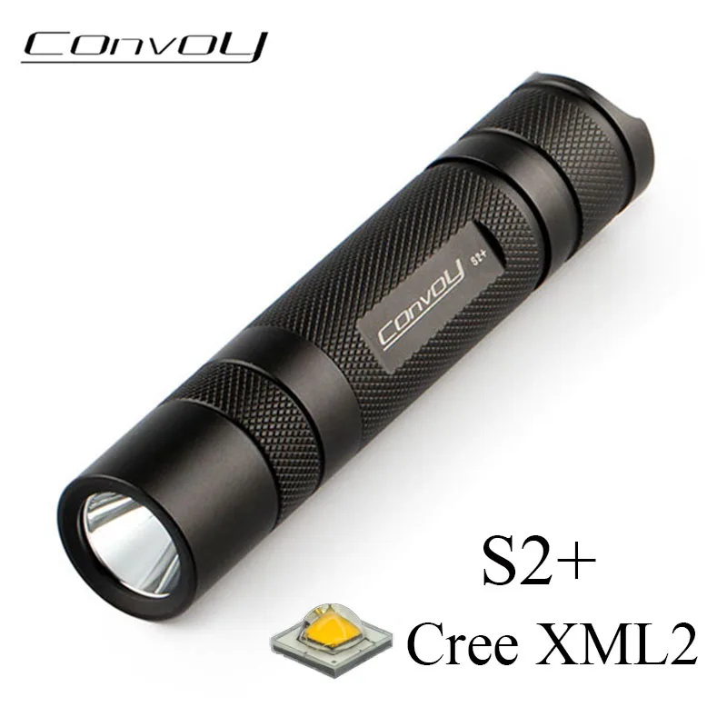 

Фонарик Convoy S2 Plus со светодиодной подсветкой Cree XML2