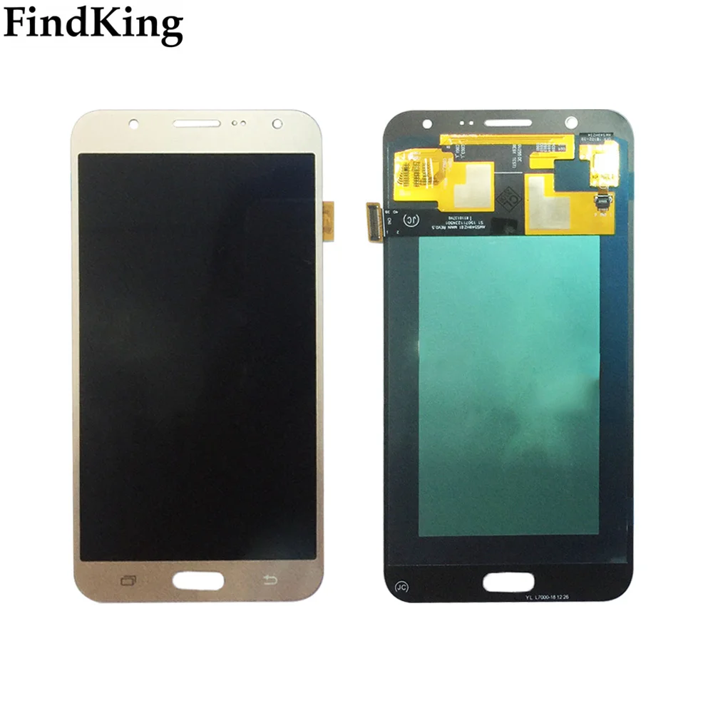 AMOLED Мобильный ЖК-дисплей для Samsung Galaxy J7 2015 J700 J700F J700M J700H сенсорный экран дигитайзер