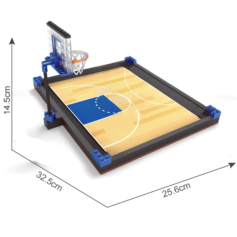 Ausini Basketball Court Building Blocks Toys for Boys Mini Player