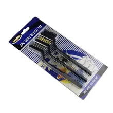 В настоящее время проволочная щетка 3 шт. инструмент для удаления ржавчины из нержавеющей стали проволочные щетки напрямую от производителя продажи меди