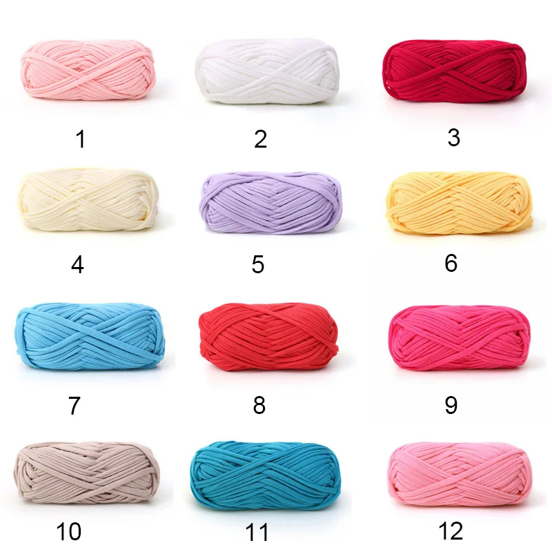 Economical 1 Pcs Hand-knit Rugs Woven Thread Crocheted Basket Blanket 100g Braided Rope DIY Yarn ds99 | Дом и сад
