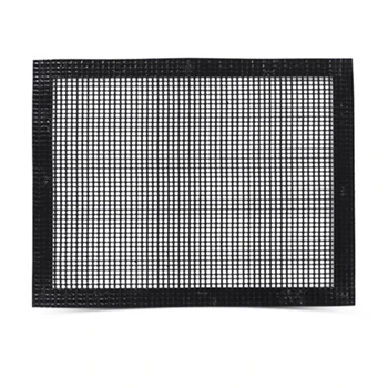 

1Pcs Black Teflon Baking Tray Non-Stick Baking Mat Oven Basket Baking Sheet Oven Chip Basket Bakeware Tools