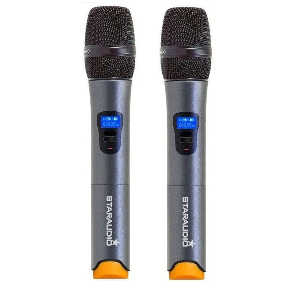 STARAUDIO 4 канала Питание USB Bluetooth микшер системы PA аудио усилитель микшер 2CH UHF Ручной беспроводной микрофон SMX-4000B