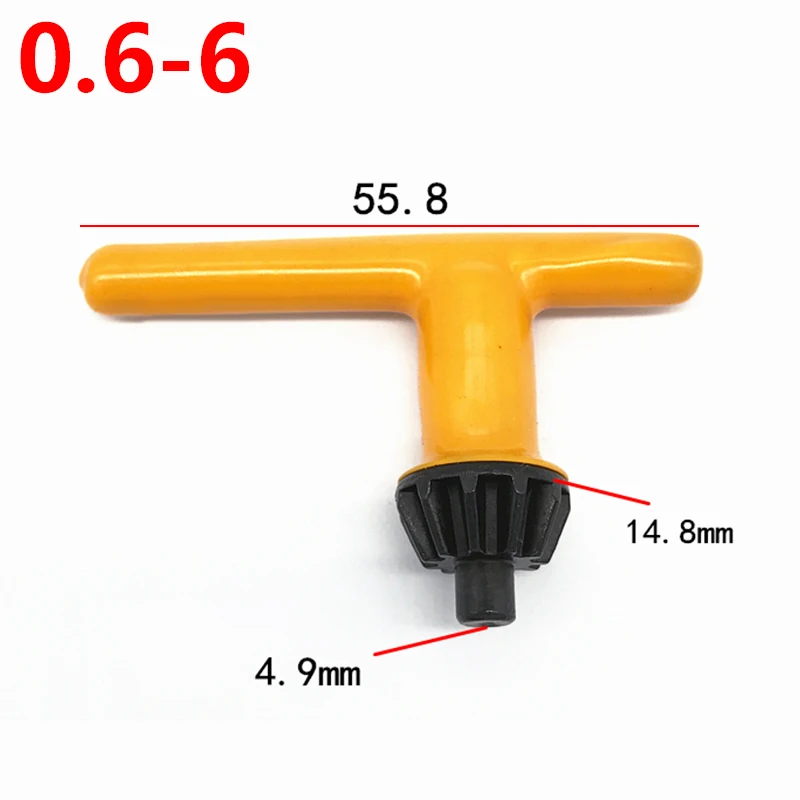 手电钻钥匙钻夹头扳手手枪钻扳手钥匙锁匙电动工具配件4-6--20mm_【7】0.6-6mm浸塑_7