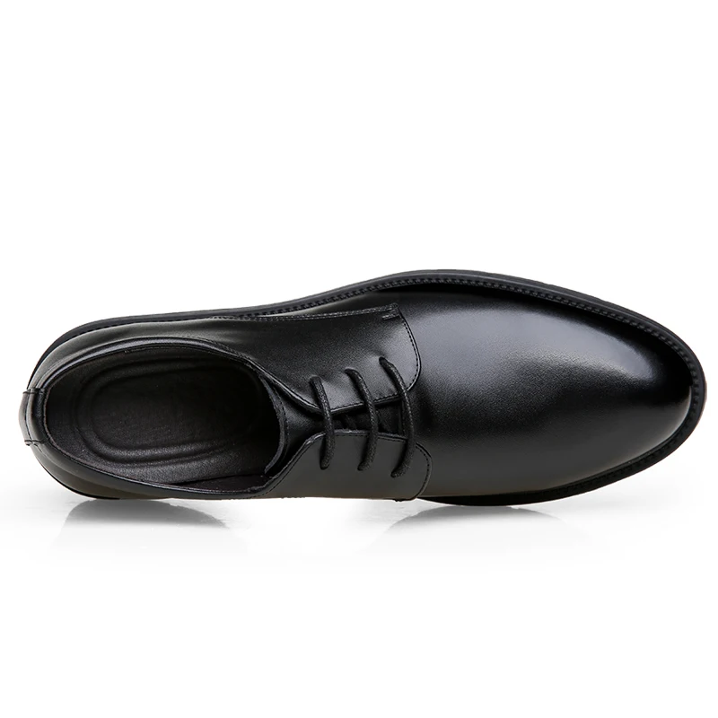 BONJEAN men wedding shoes microfiber leather formal business pointed toe for man dress shoes men's oxford flats size 37-48