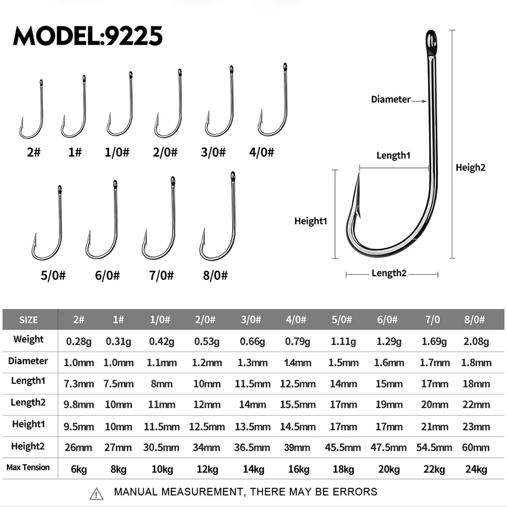 PROBEROS Fishing Hooks O'shaughnessy Series JIG Hook Sunlure Brand