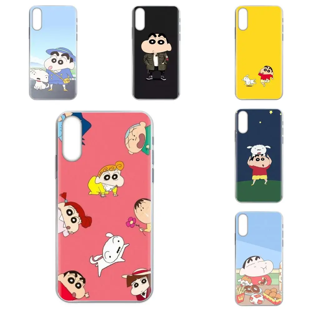 Для Samsung Galaxy A31 A51 A71 5G A81 A90 A91 A01 A11 M31 S11 S11E S20 Plus ультратонкий Рисунок Аниме Crayou Shin