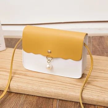 

2020 Fairy Bag High Sense Women Female Small Bag New Korean Pearl Party Bag One shoulder Slanted Bag Crossbody Messager Bag