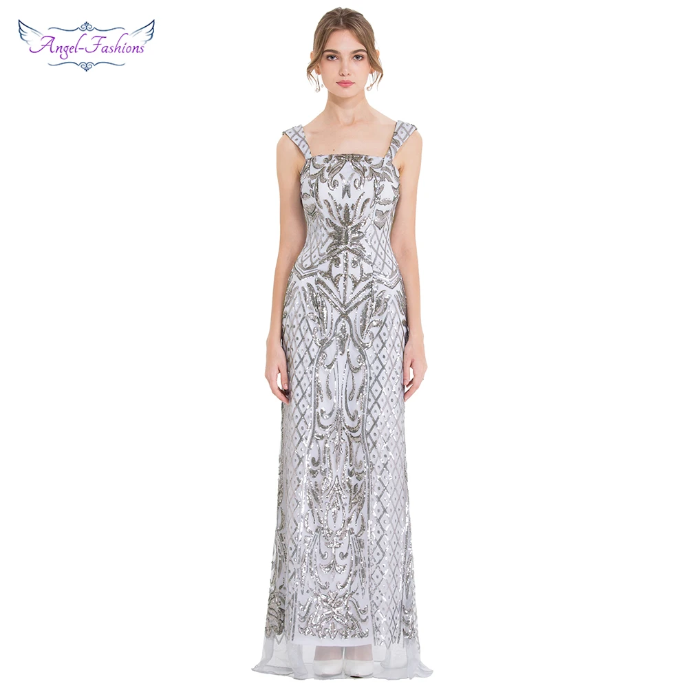 Женское Веч. Платье с блест. Angel fashions вечернее платье в стиле арт деко блестками