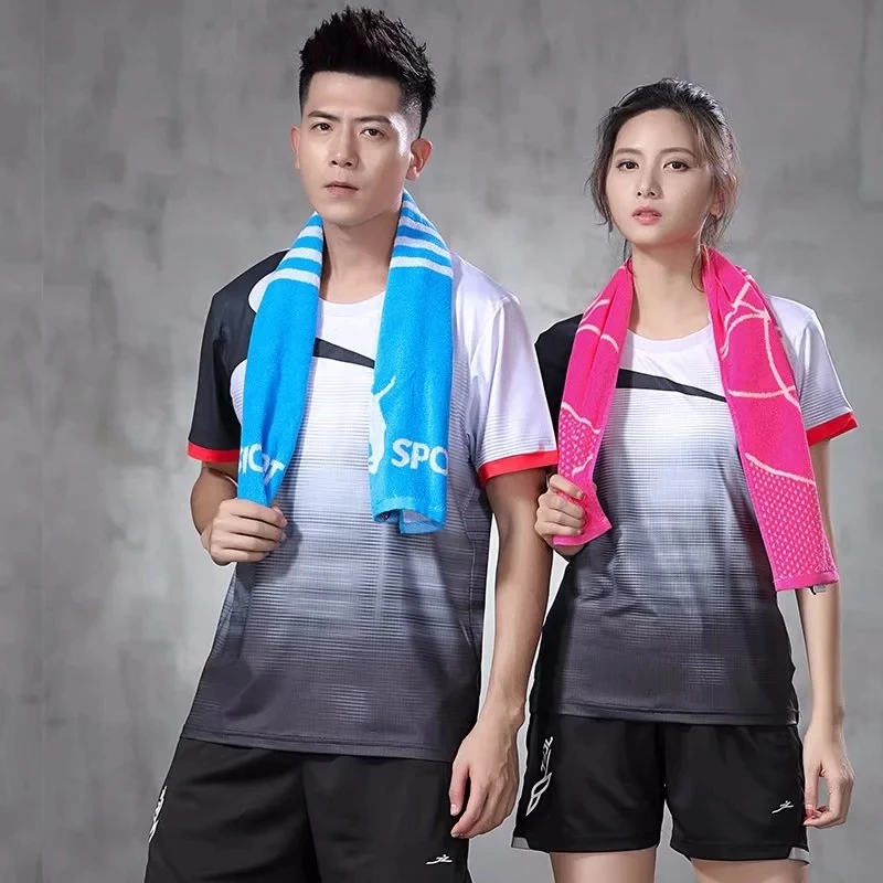 Badminton shirt Women Men short sleeve Sportswear outdoor Running sports workout clothing short sleeve t shirt sports clothes