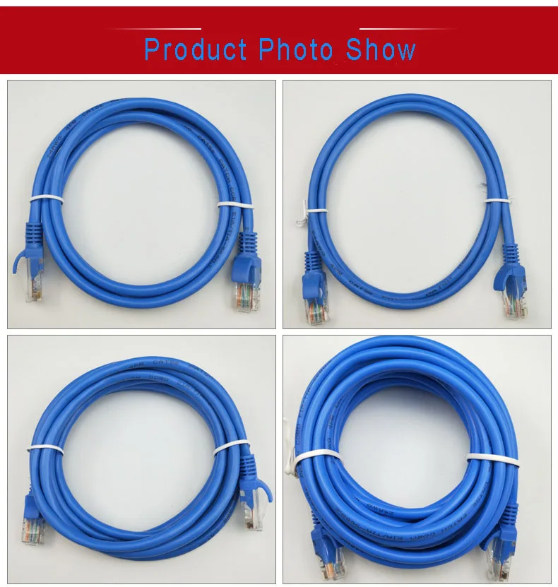 Футов футов 5 Лидер продаж CAT5E UTP синий круглый кабель кабели Ethernet Сетевой провод