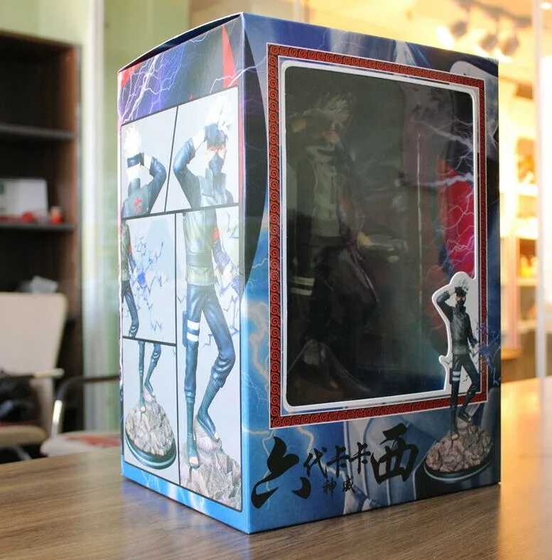 Аниме Фигурка Наруто Hokage Hashirama Senju Tobirama Senju Sarutobi Hiruzen Naruto tsunade kacashi ПВХ игрушки модель подарок - Цвет: have retail box