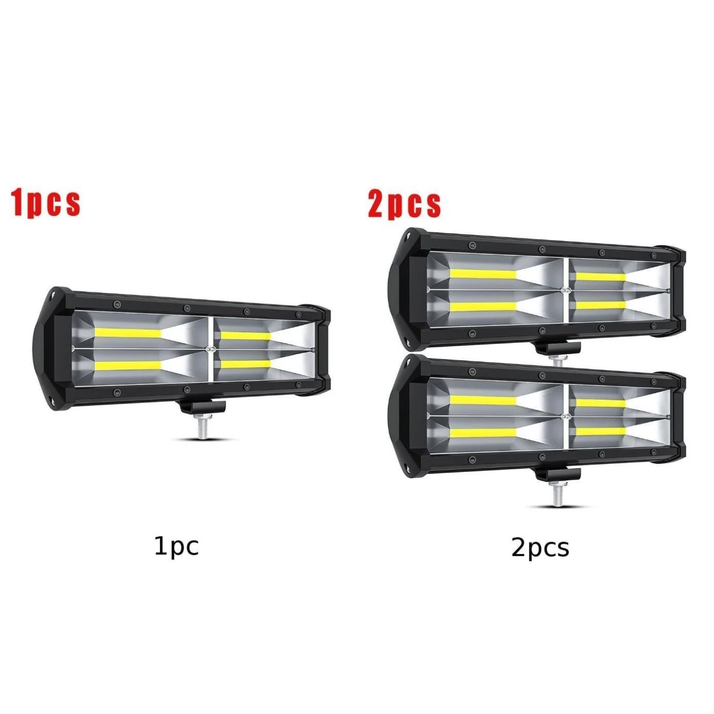 1 шт./2 шт. 9 дюймов 9 V-30 V 144W фары для автомобилей SUV внедорожный COB светодиодный рабочий свет бар пятно светильник 9600LM 6000K Белый ATV 4X4 светодиодный рабочий светильник