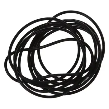 

10 Pcs Black Rubber Oil Seal O Ring Gasket Washers 40mm x 37mm x 1.5mm