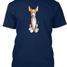 Маленькая Podenco собака мультфильм Stylisches футболка Harajuku топы модная