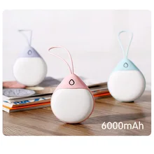 Милый портативный мини-грелка для рук с USB, карманная линия передачи данных, 5 В, теплый источник питания, 6000 мА/ч, 7 Вт, твердый аккумулятор, милый, теплый, зимний