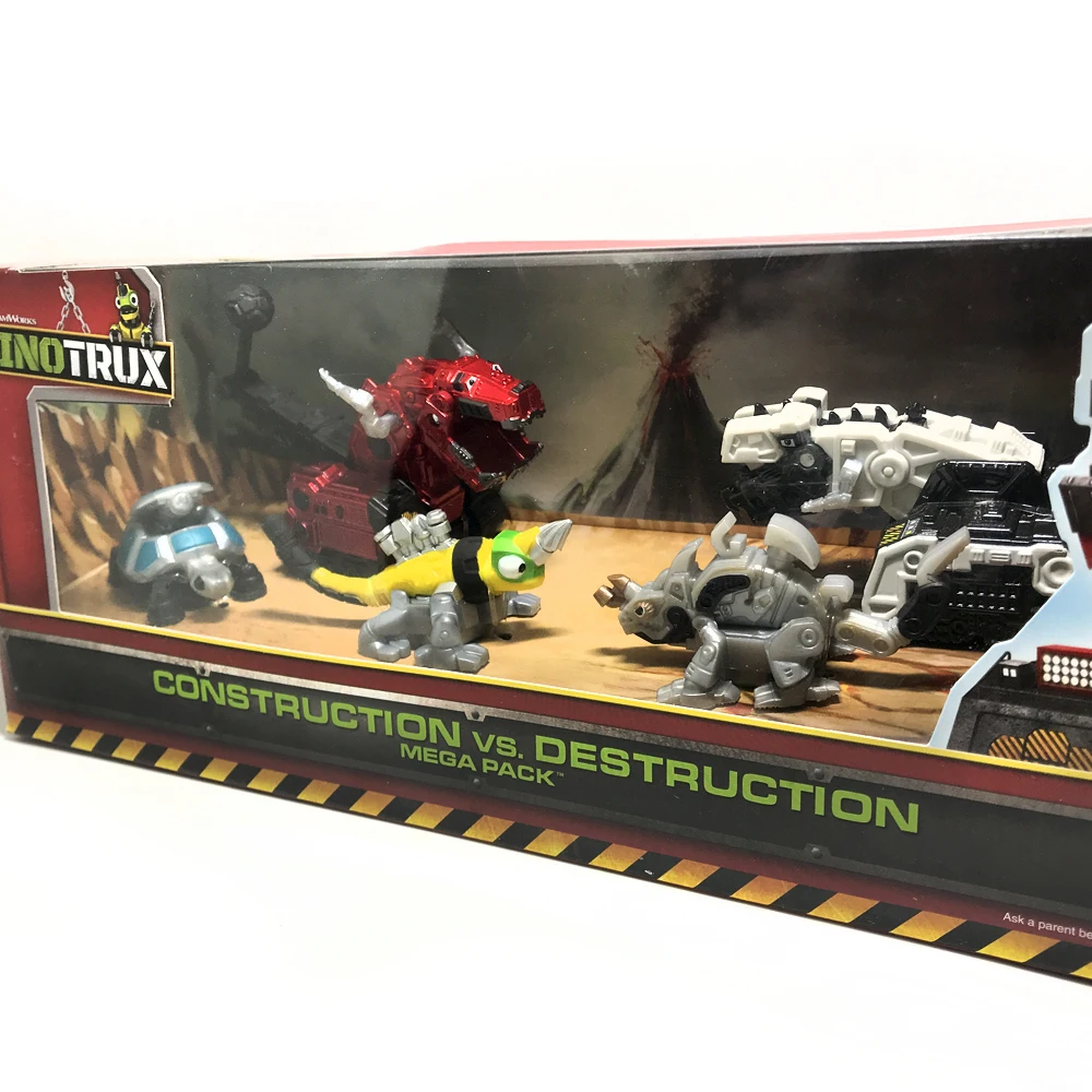 5pcs/set Dinotrux Dinosaur Truck Removable Dinosaur Toy Car Mini Models New Children's Gifts Toys Dinosaur Models Mini child Toy 1