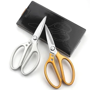 

Kitchen Shears Stainless Steel Scissors with Non-Slip Handles for Household Daily Use JS23