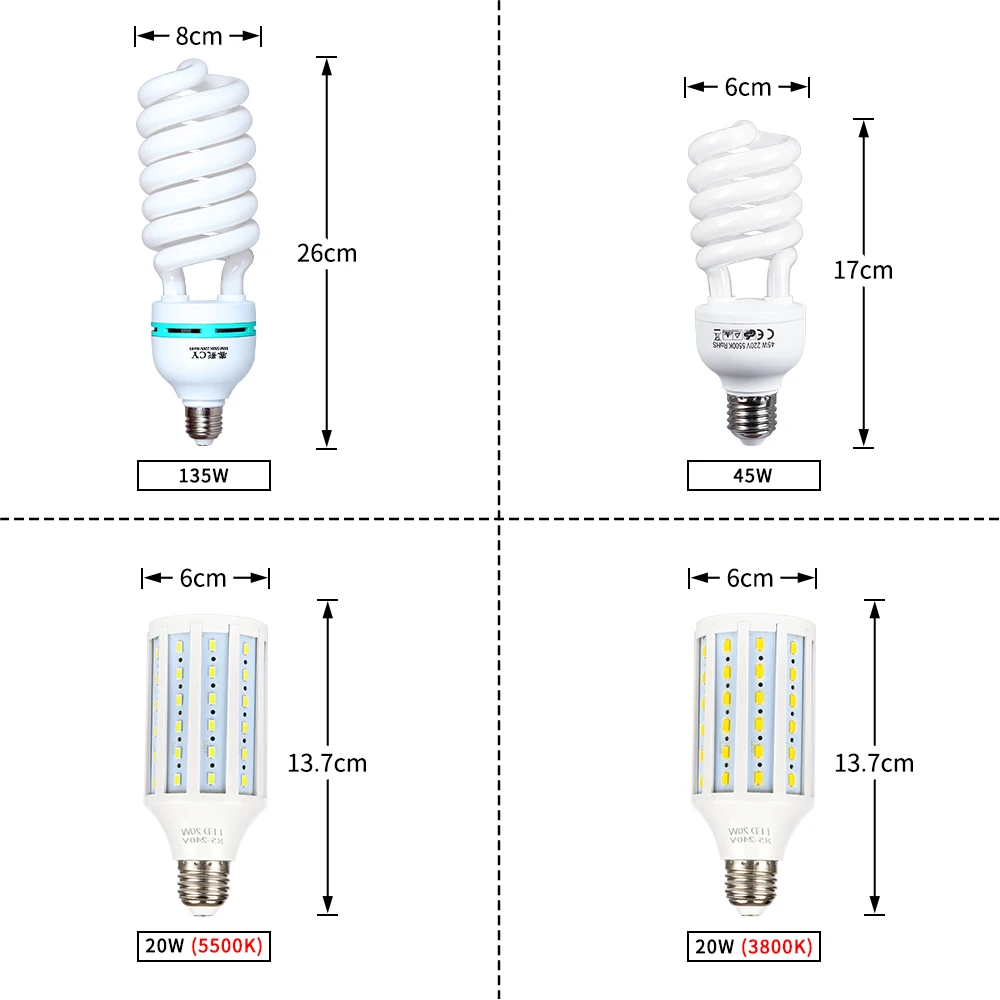 luz profissional contínua, utilização para estúdio de