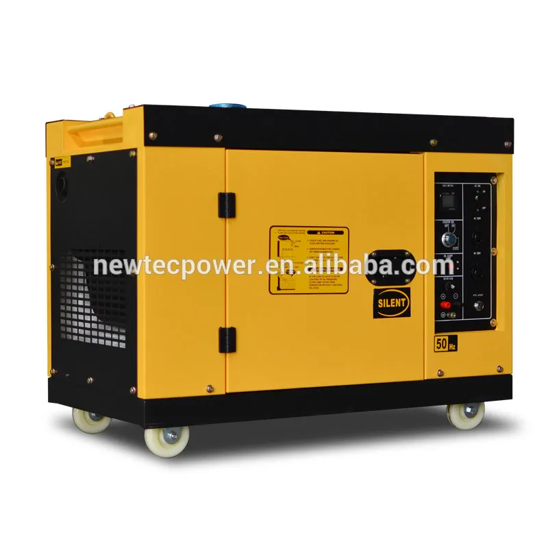 Home use 220V silent and portable diesel generator 10kva Emergency Power include ATS 8kw diesel generator