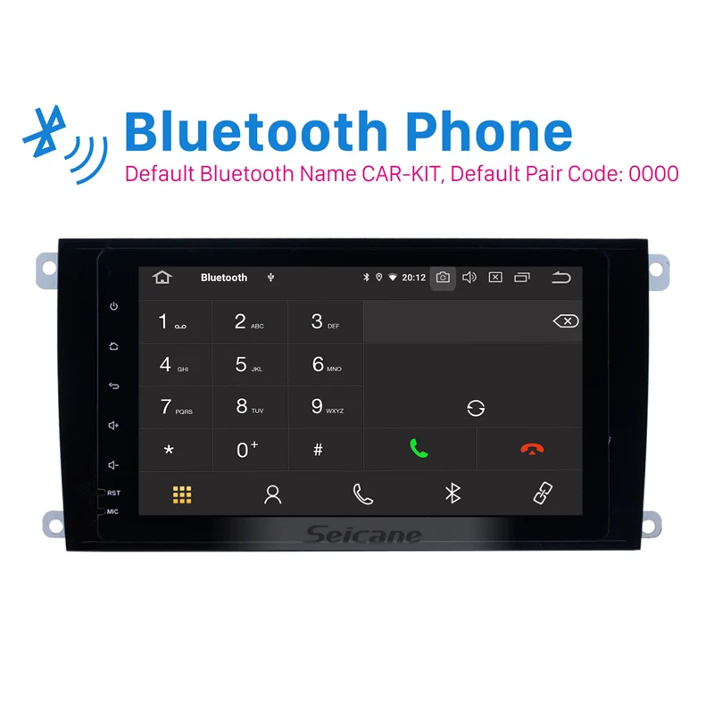 Seicane 8 inch Android 9.0 for 2003-2011 Porsche cayenne Car GPS Radio Multimedia Player with Bluet