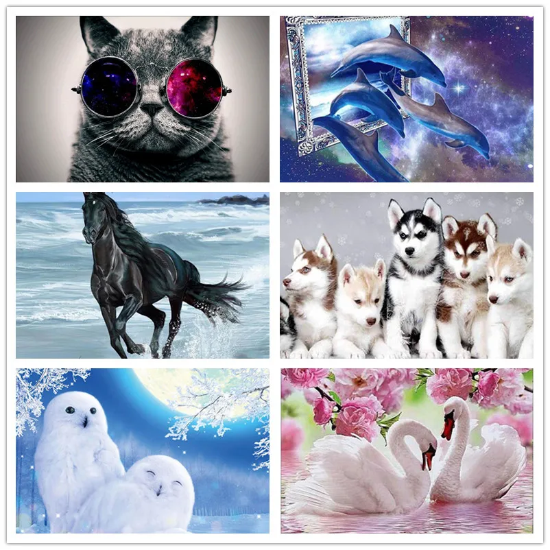 Алмазная 5d картина с животными из мультфильмов Набор для вышивки крестиком 20