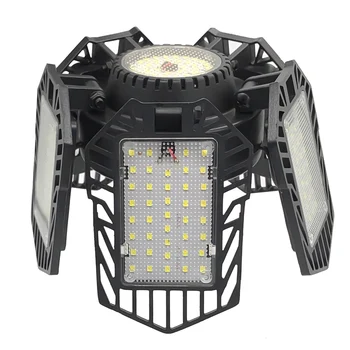 

E26 E27 Daylight Ceiling Lighting Folding Barn LED Garage Light 15000LM AC85-265V 150W Workshop 5-leaf Warehouse Deformable Lamp