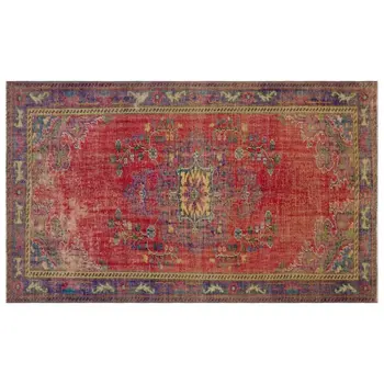 

Handmade Natural Vintage Turkish Area Rug 159x265 Cm-5'3''X8'8''