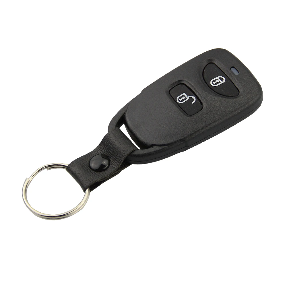 OkeyTech для hyundai Santa Fe дистанционный Автомобильный ключ корпус авто Замена чехол Корпус fob брелок 2 кнопки с держателем батареи
