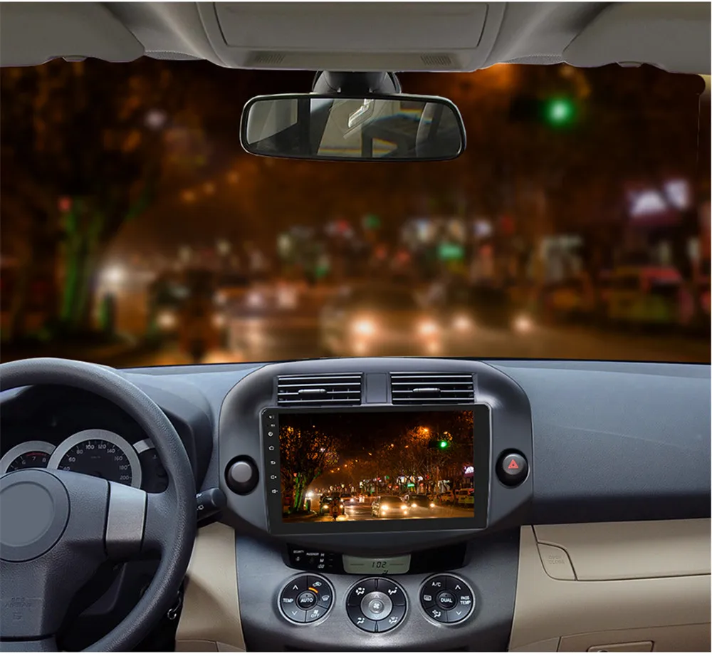 Flash Deal Android 9.1 2 din Car Radio GPS Navigation Player For Toyota RAV4 Rav 4 2007-2011 Car Audio Video Auto Stereo BT WIFI RDS 8