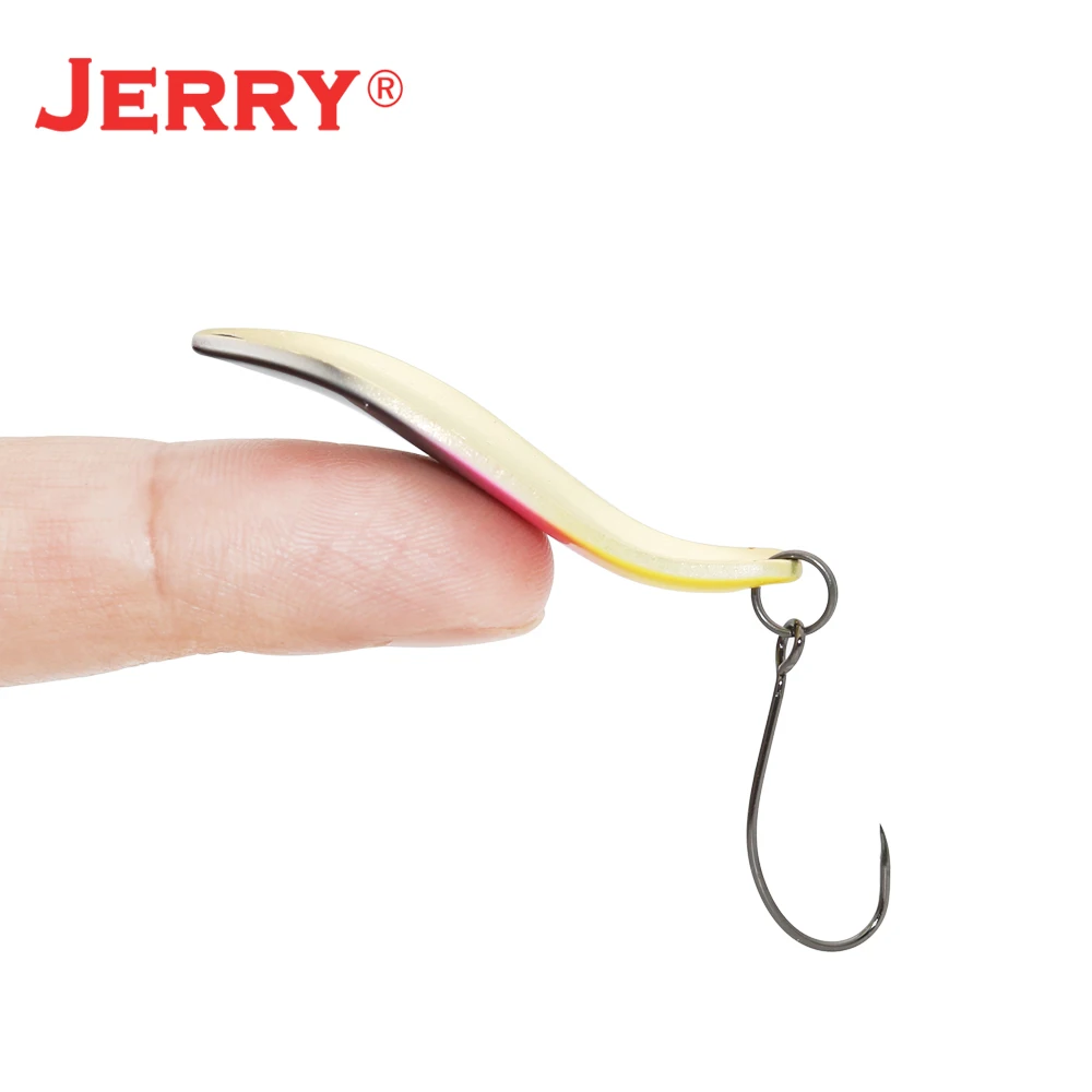 Jerry кую рыболовная блесна приманка комплект заброса металлическая наживка 45mm6.5g