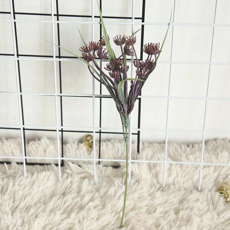 DIY ручной работы искусственная трава пшеничное растение искусственный букет для дома отель вечерние украшения листья эвкалипта орхидеи - Цвет: 8