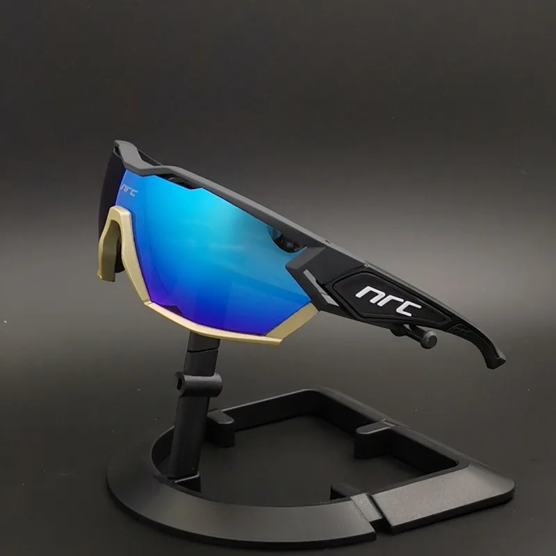 NRC брендовые велосипедные очки для велоспорта, уличные спортивные солнцезащитные очки, мужские очки для горного велосипеда, женские мотоциклетные велосипедные защитные очки - Цвет: NRZC-08