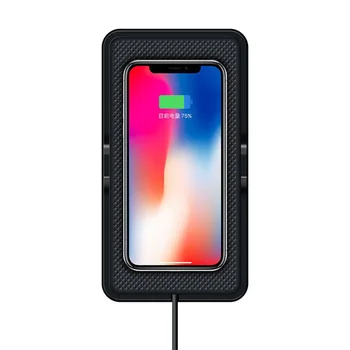 

Wireless Charger Anti-skid Silicone Charging Pad Fast Charging Mat for Smartphone DQ-Drop