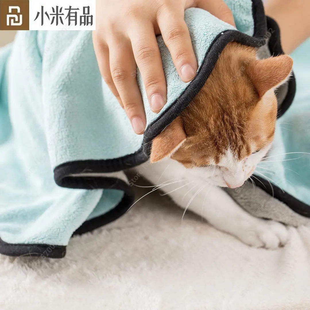 Банное полотенце Youpin Jordan & Judy для домашних животных банное быстросохнущее кошек