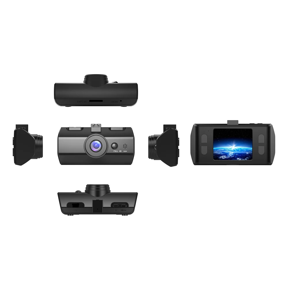 Автомобильный видеорегистратор 2 дюйма HD ночное видение 1080P vehical Автомобильная