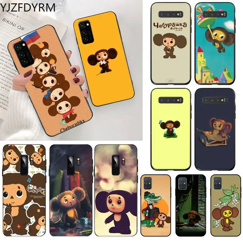 

Cheburashka Phone Case for Samsung S20 plus Ultra S6 S7 edge S8 S9 plus S10 5G lite 2020