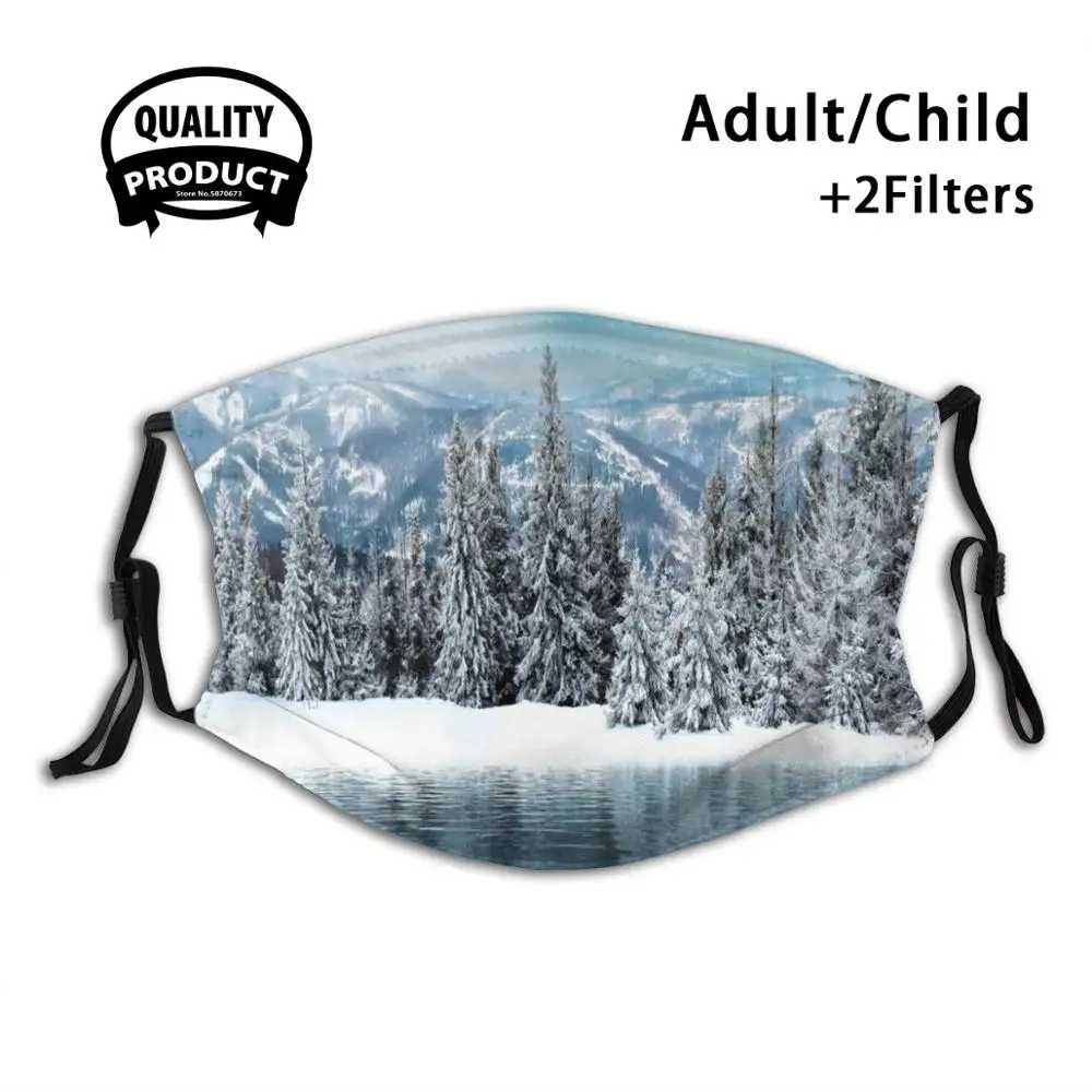 Маска для лица снежное озеро моющиеся фильтры летние Лидер продаж маски рта Море