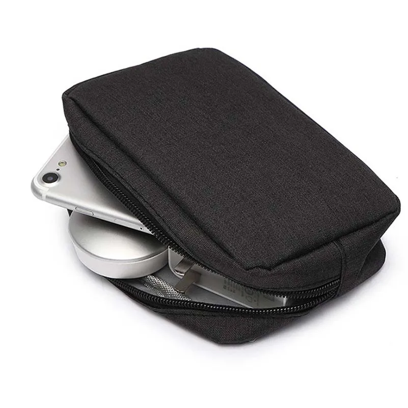 Travel Accessories Portable Bag Digital USB Cable Charger Earphone Pouch Storage Organizer Bag Case Small Items Packing Storage