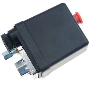 

1/4" Normally closed 220/380V 20A 90-125PSI Air Compressor Pressure Control Switch Valve Plastic Shell