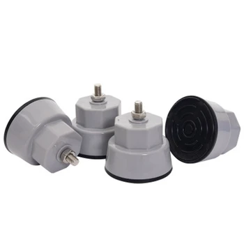 

4x Solid Elephant Foot Drum Washing Machine Base Universal Anti-Skid Bracket Tripod Support Legs