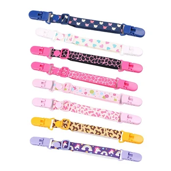 

Adjustable Baby Pacifier Clip Chain Ribbon Dummy Holder Soother Pacifier Clips Leash Strap Nipple Holder For Infant Feeding